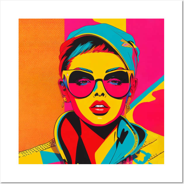 Pop Art Extravaganza - Colorful Prints that Pop Wall Art by Moulezitouna